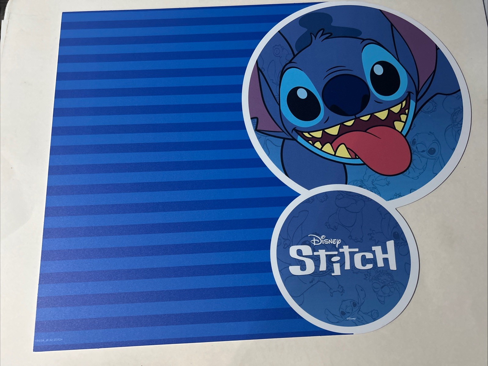 Party City In-Store Stitch Sign 23″ x 18.5″ x 2mm Display W Hanger DWBO