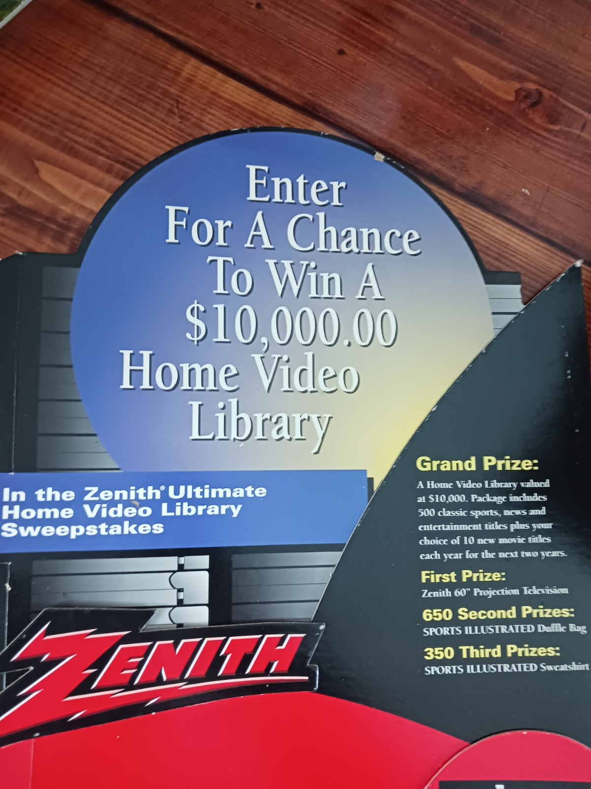 Zenith Sports Illustrated Dealer Advertising