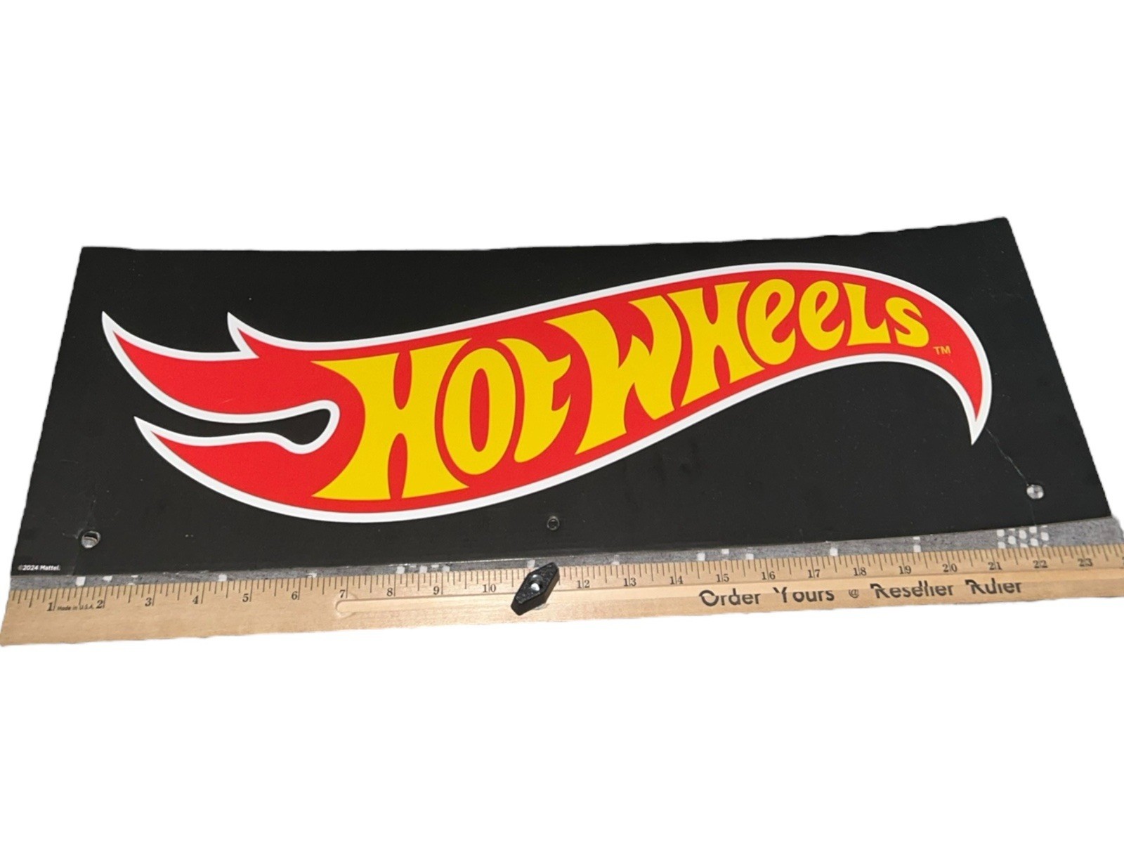 2024 Spirit Halloween Display End Cap 24″ x 8″ – Hot Wheels
