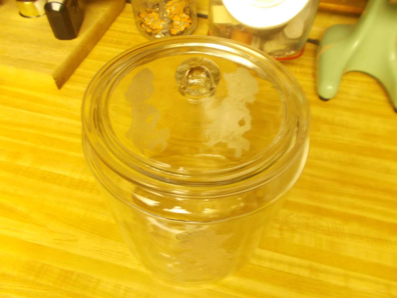 VTG Ramon’s The Little Doctor Laxative Pills Counter Store Display Jar W/Lid