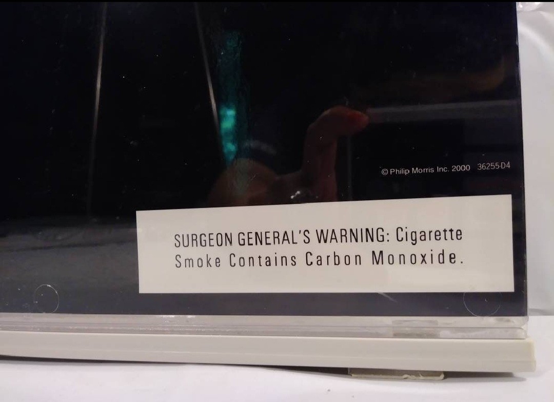Vintage NOS Philip Morris Marlboro Cigarette Display Case Store Counter Display