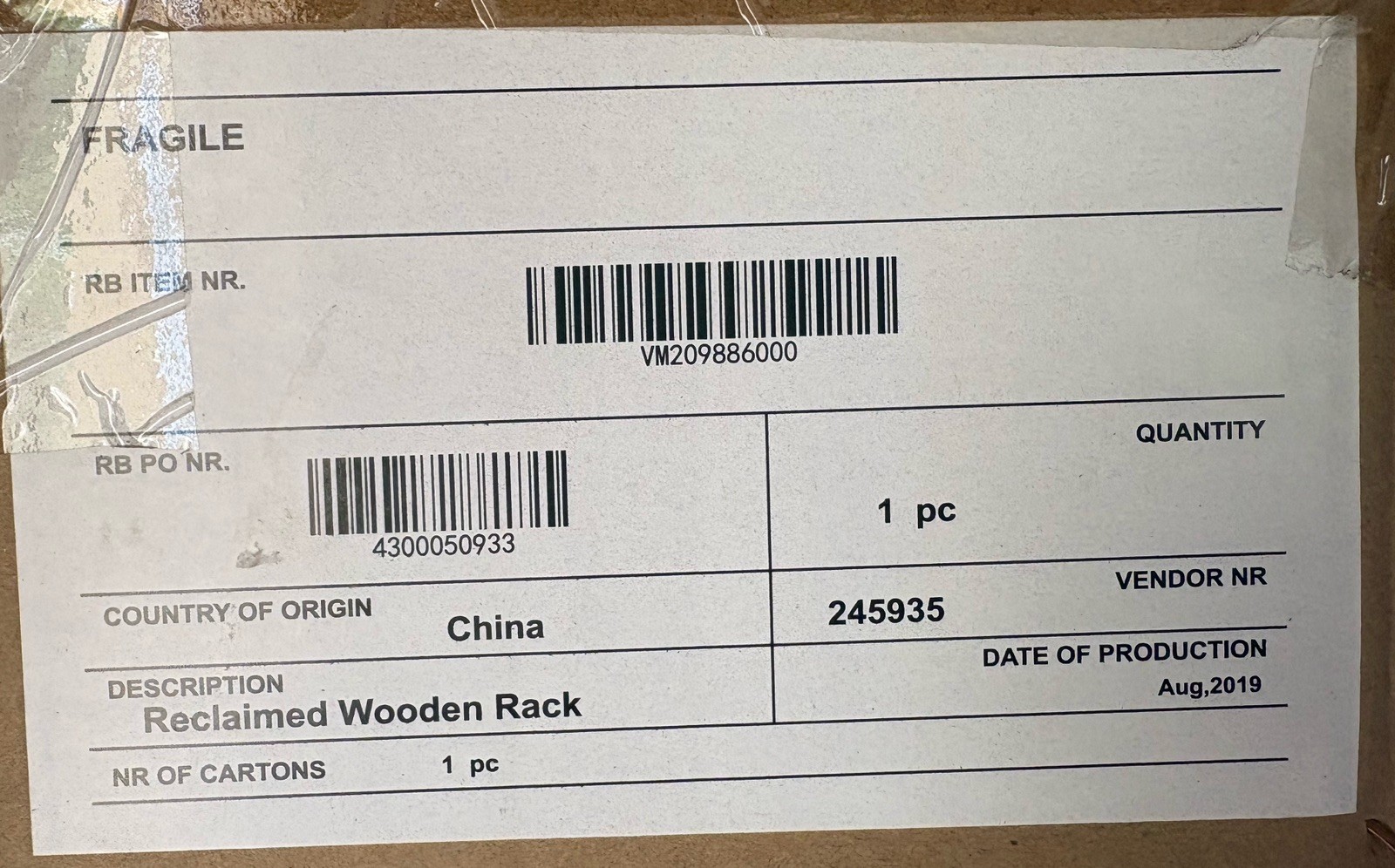 RED BULL – RETAIL DISPLAY SHELF – WOOD AND BRUSHED METAL UNIQUE **BRAND NEW**