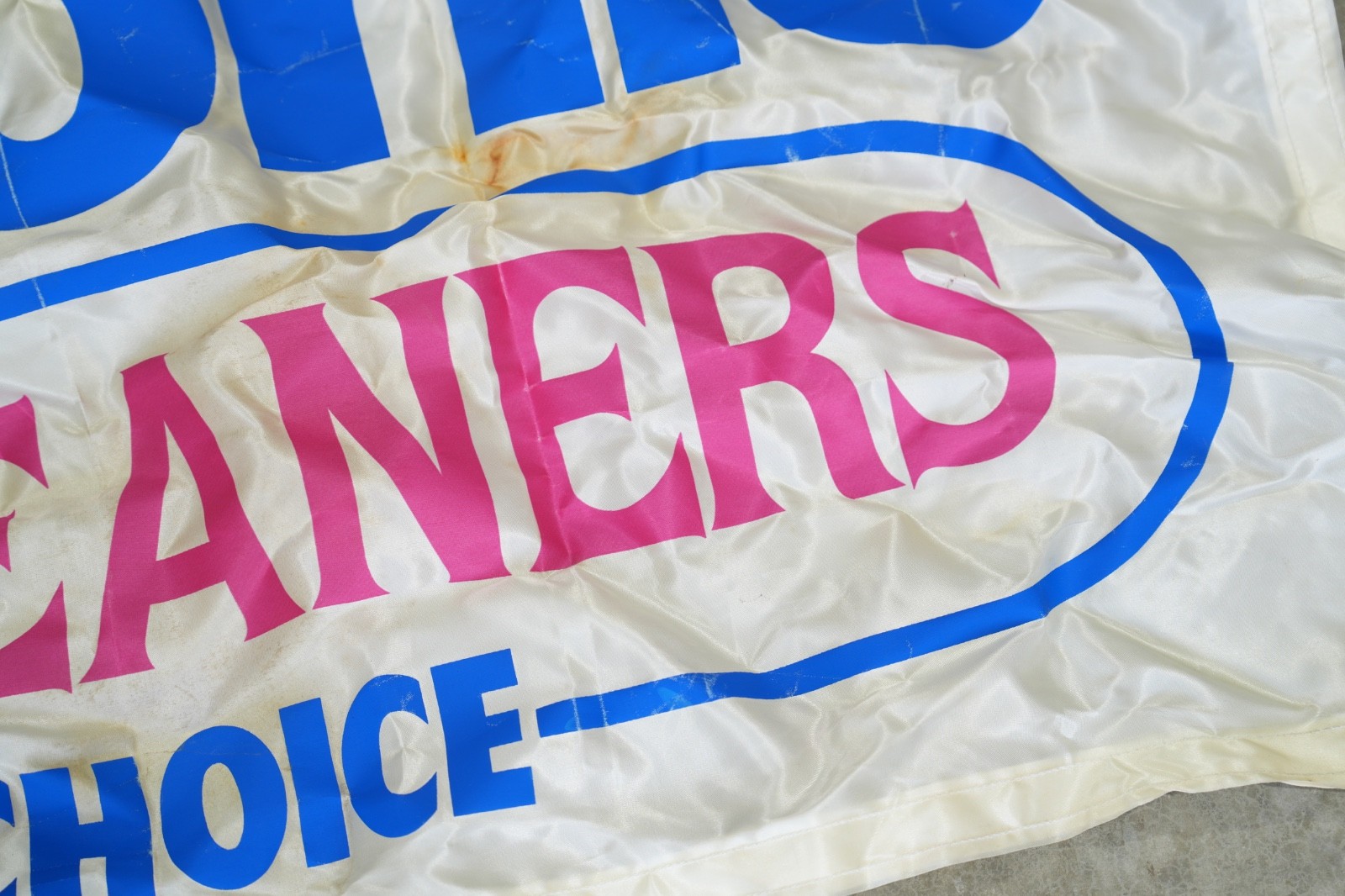 Vintage Panasonic Canister Vacuum Cleaner Sign Banner store Display RARE