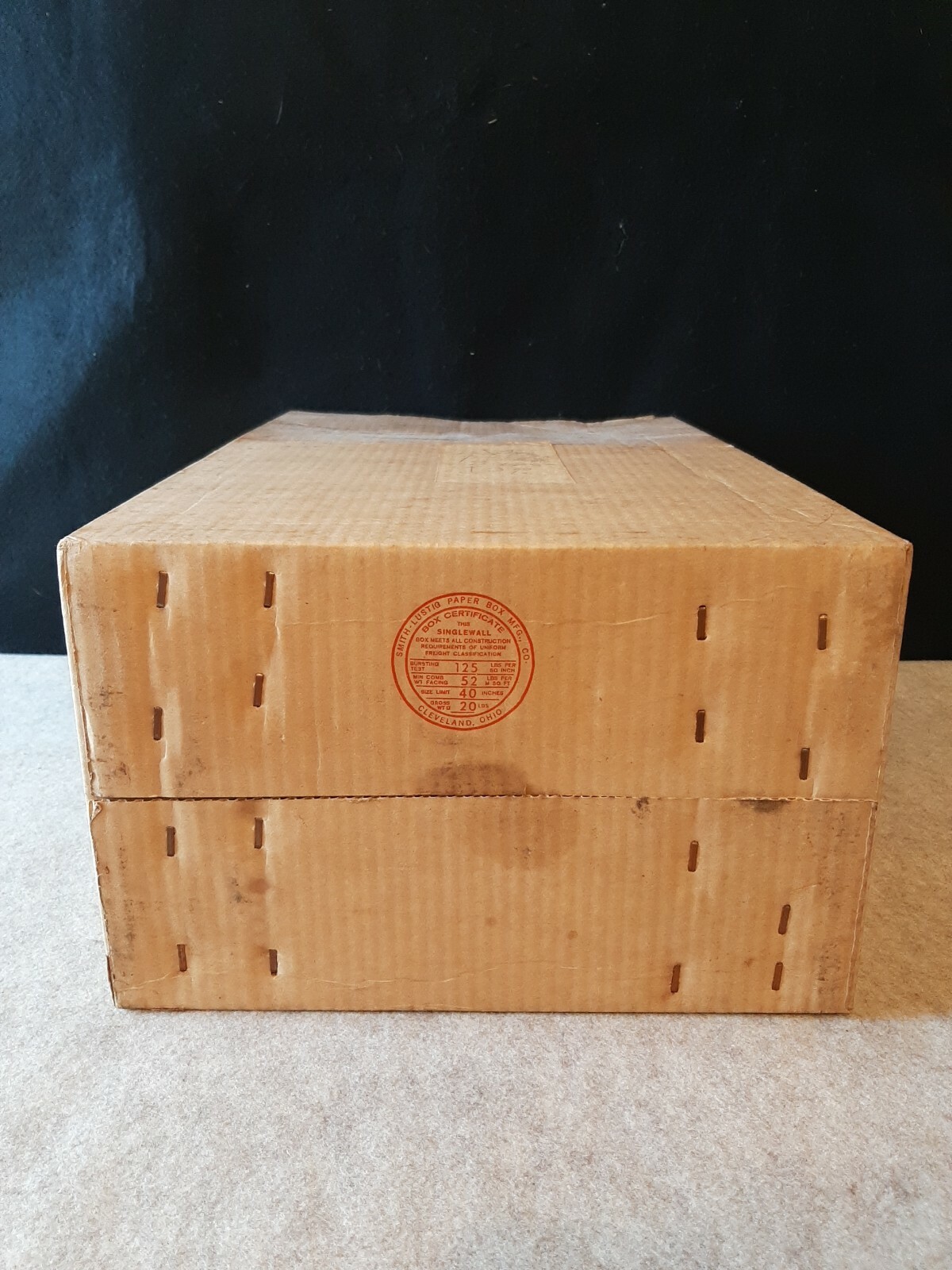 Vintage Store Display Carton Box Kings Roasted Peanuts in Shells