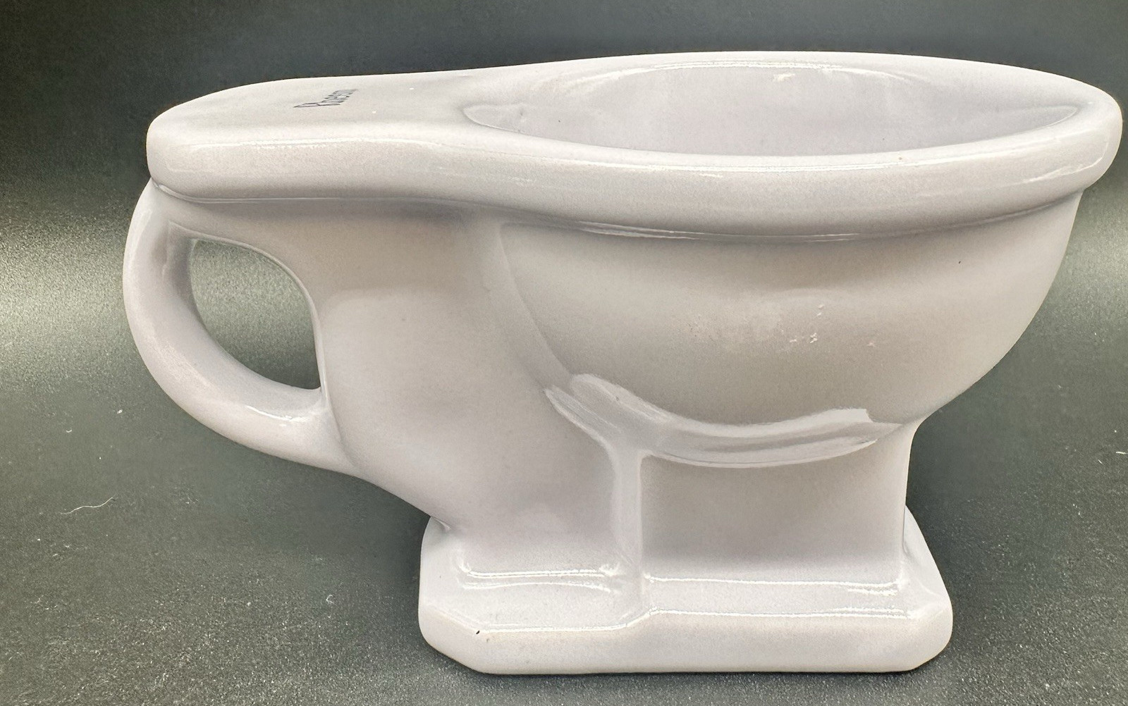 Vintage Rheem Salesman Sample Ceramic Toilet 6.75″ long x 4″ tall Coffee Mug Cup