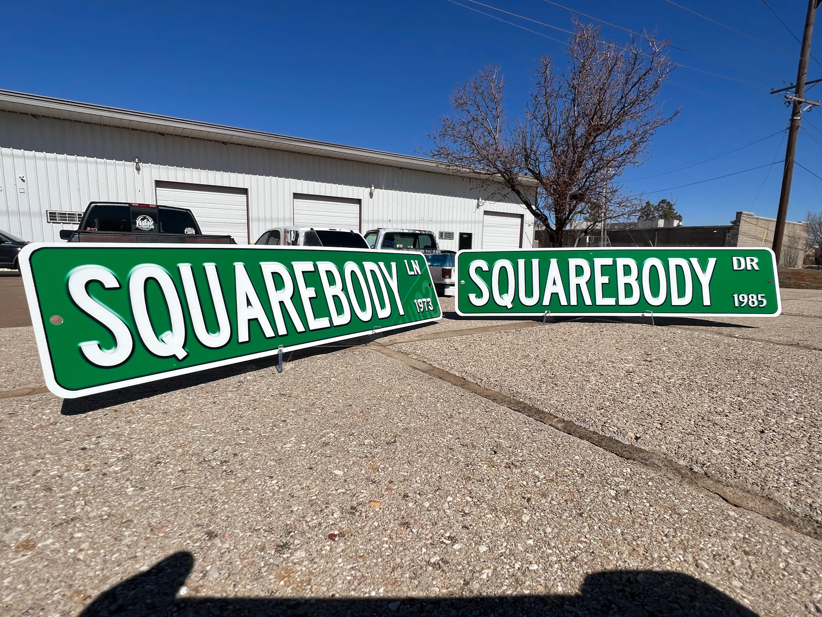 Custom Chevy GMC C10 Squarebody Truck Street Sign – Choose Your Year