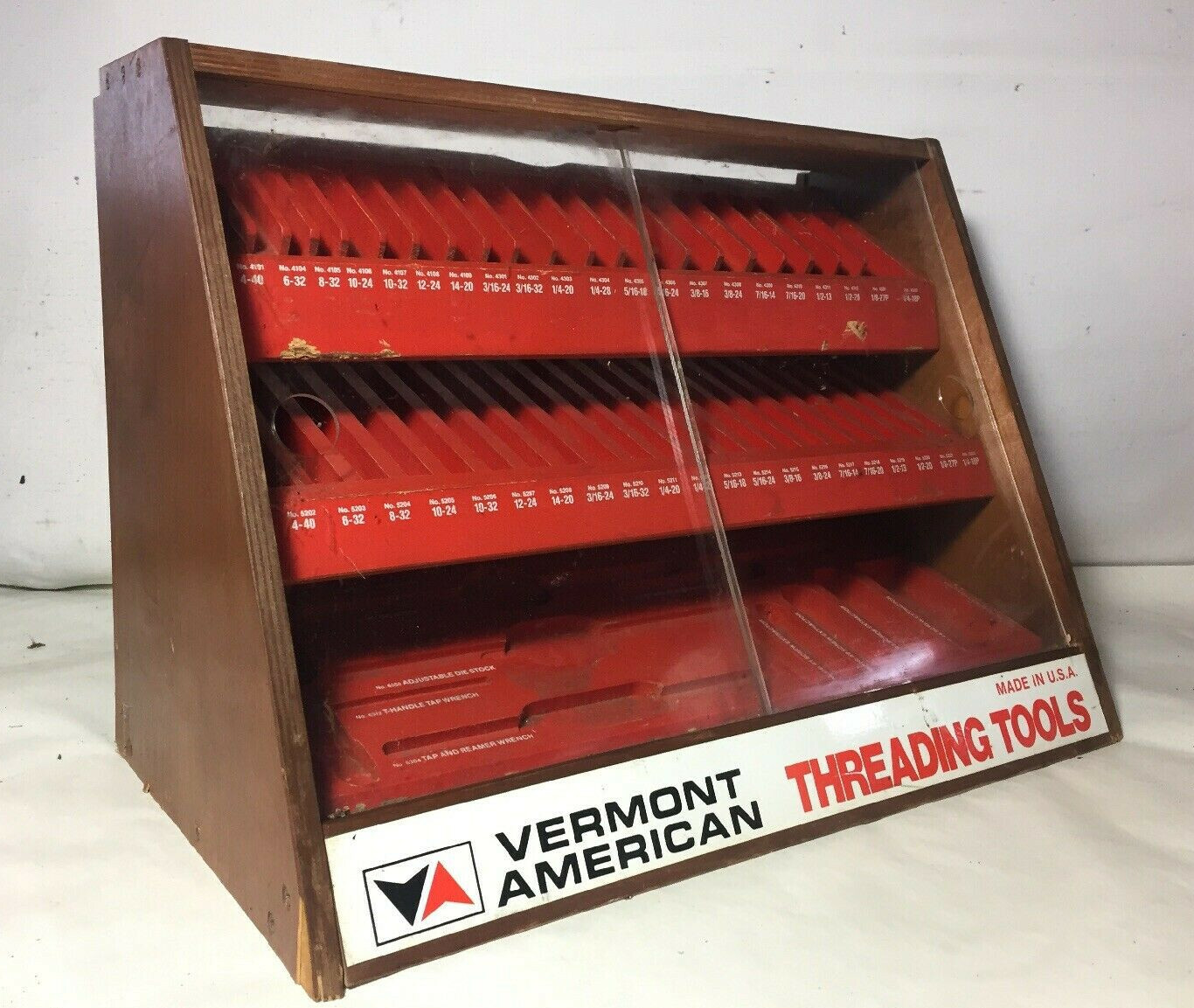 Vintage Vermont American Threading Tools Hardware Store Display