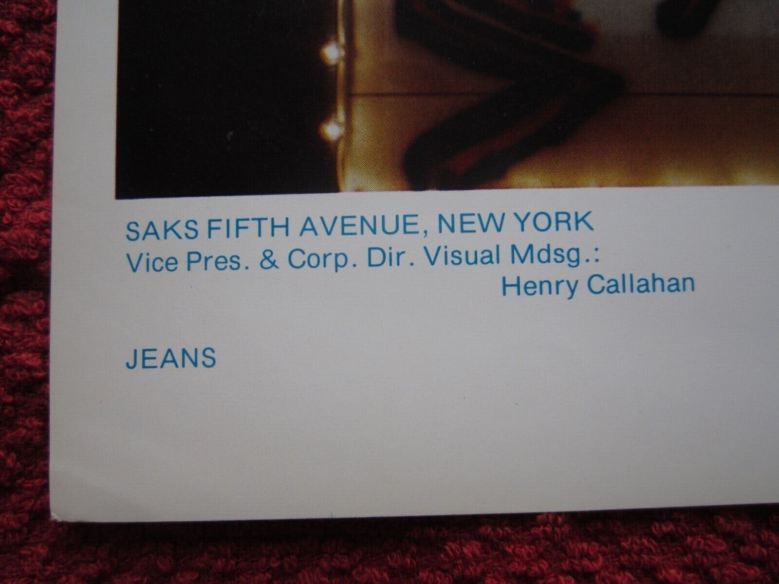 1975 SAKS FIFTH AVENUE NY STORE WINDOW DISPLAY GRAFITTI PHOTOGRAPH PRINT #460