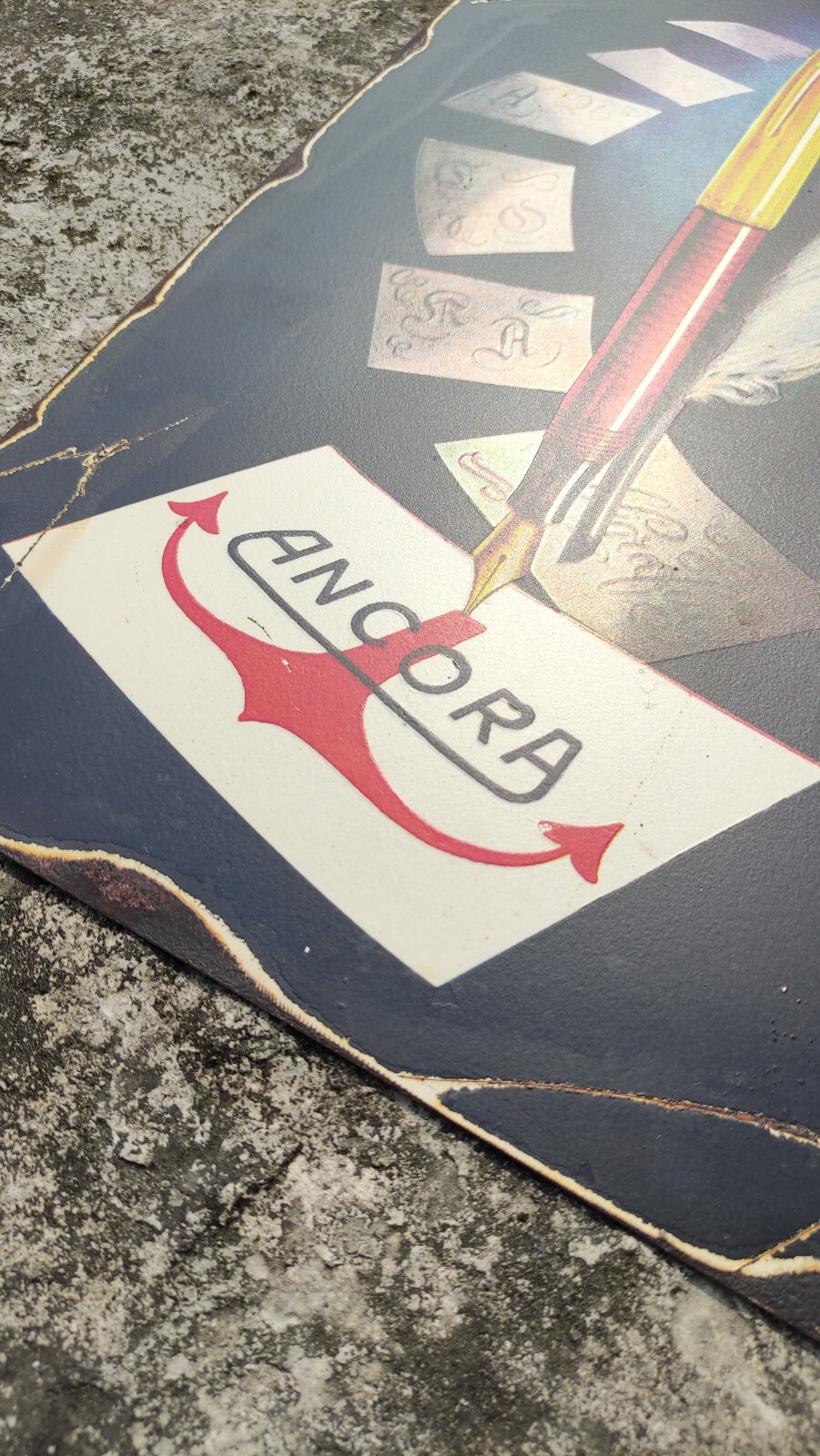 Ancora Lusso Vintage advertising Sign