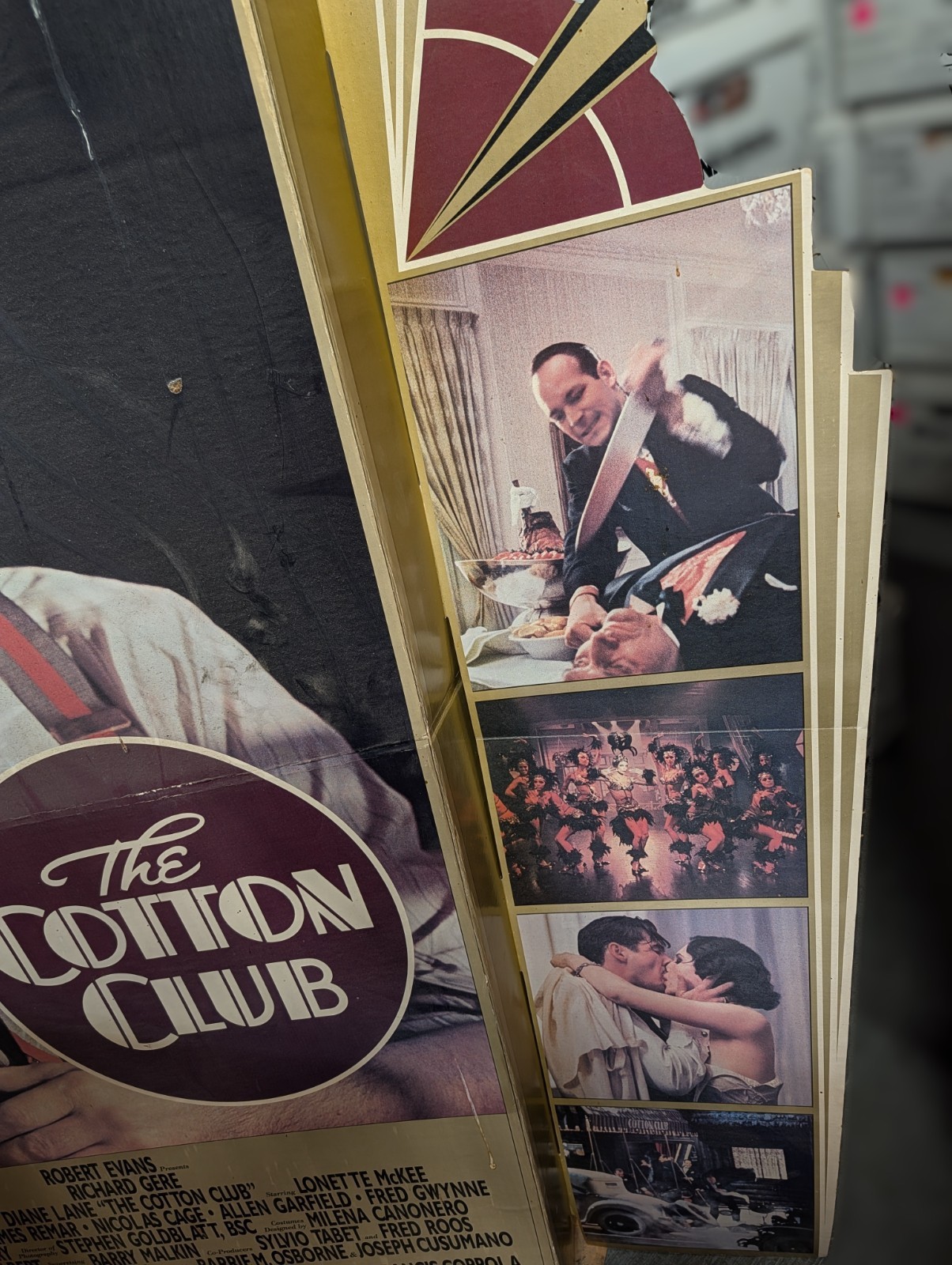 The Cotton Club 1985 MGM/UA 56″ Video Store VHS Release Standee/POP Display