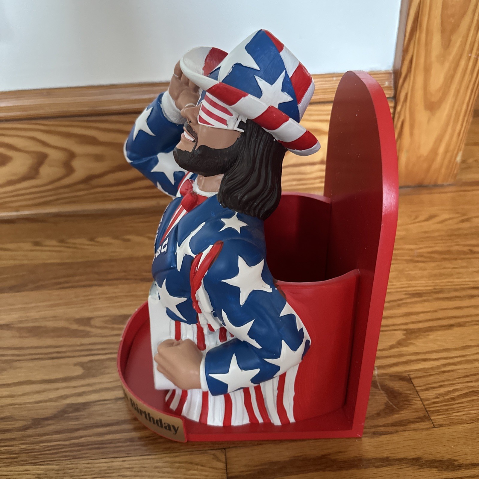 RARE Slim Jim Macho Man Randy Savage Display America’s 250th Anniversary