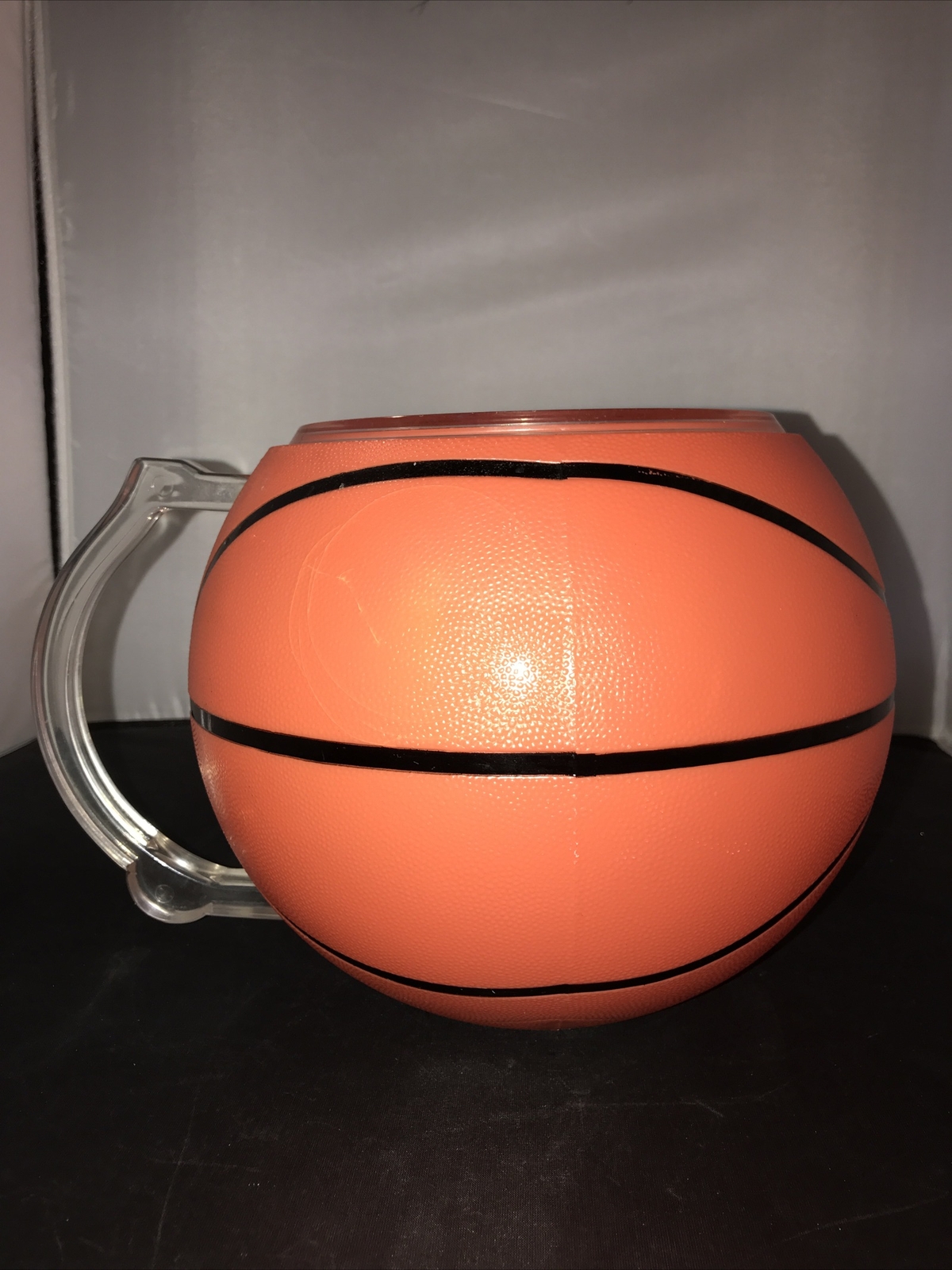 SLIM JIM PLASTIC BASKETBALL NBA Playoff Party Dip Bowl STORE DISPLAY MUG