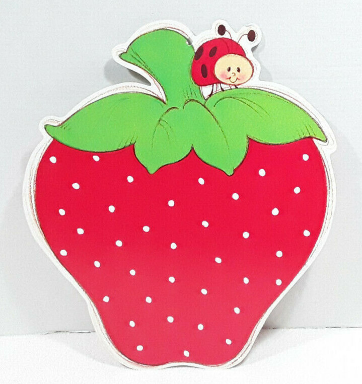 Strawberry Shortcake Store Display Advertising 16×14 AGC 1980 80’s VTG RARE HTF