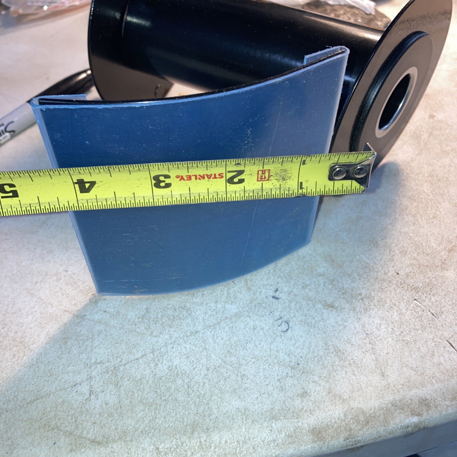 Store display steel bolt on bracket with price tag holder A Lot Of 3