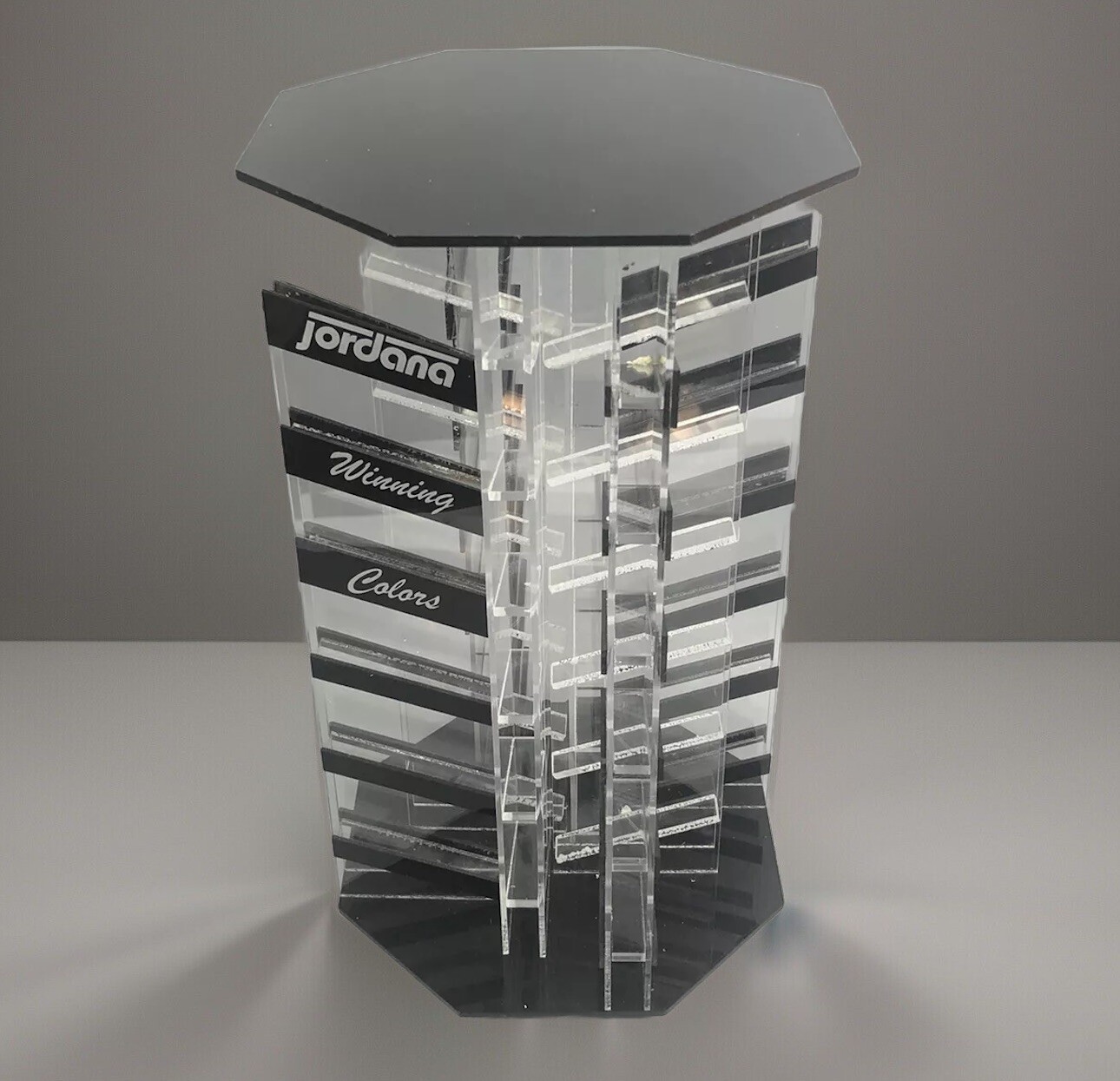 Jordana Cosmetics Acrylic Revolving Store Display Case Organizer