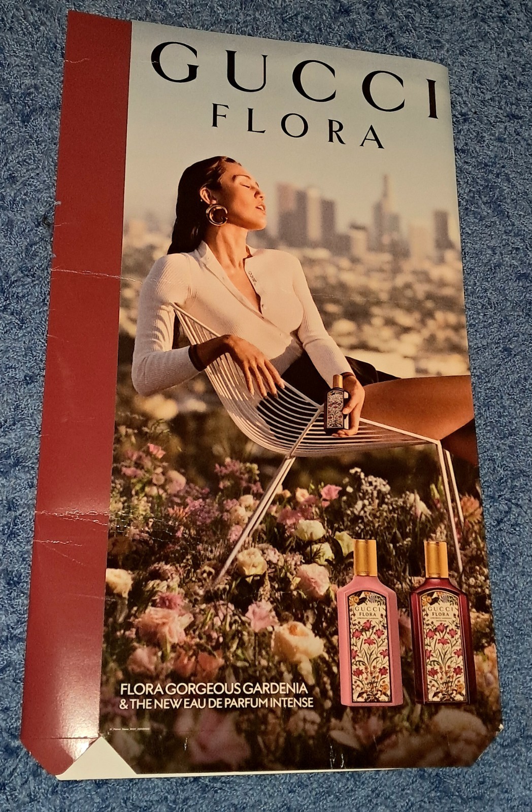 Miley Cyrus Gucci Flora 3 FT PROMO POSTER Hannah Montana Fan Gifts Ulta Beauty