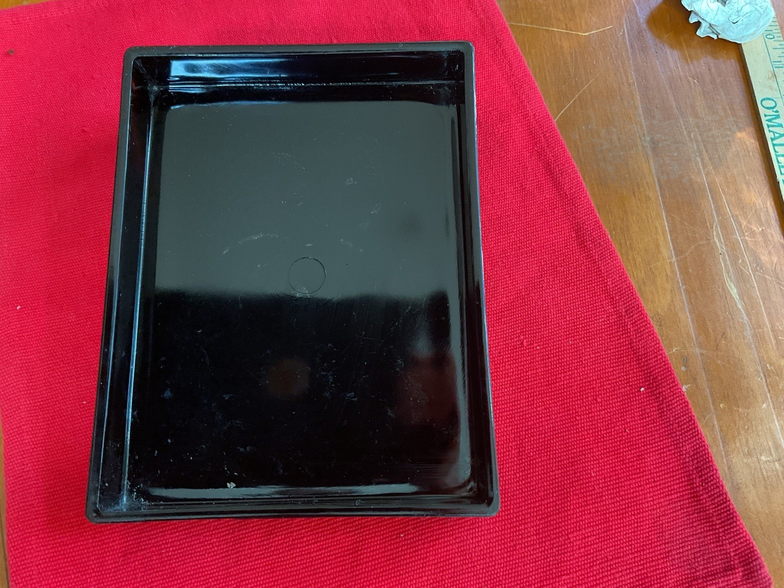 VTG CLARKS TEABERRY GUM Black Glass Advertising Store Countertop Display