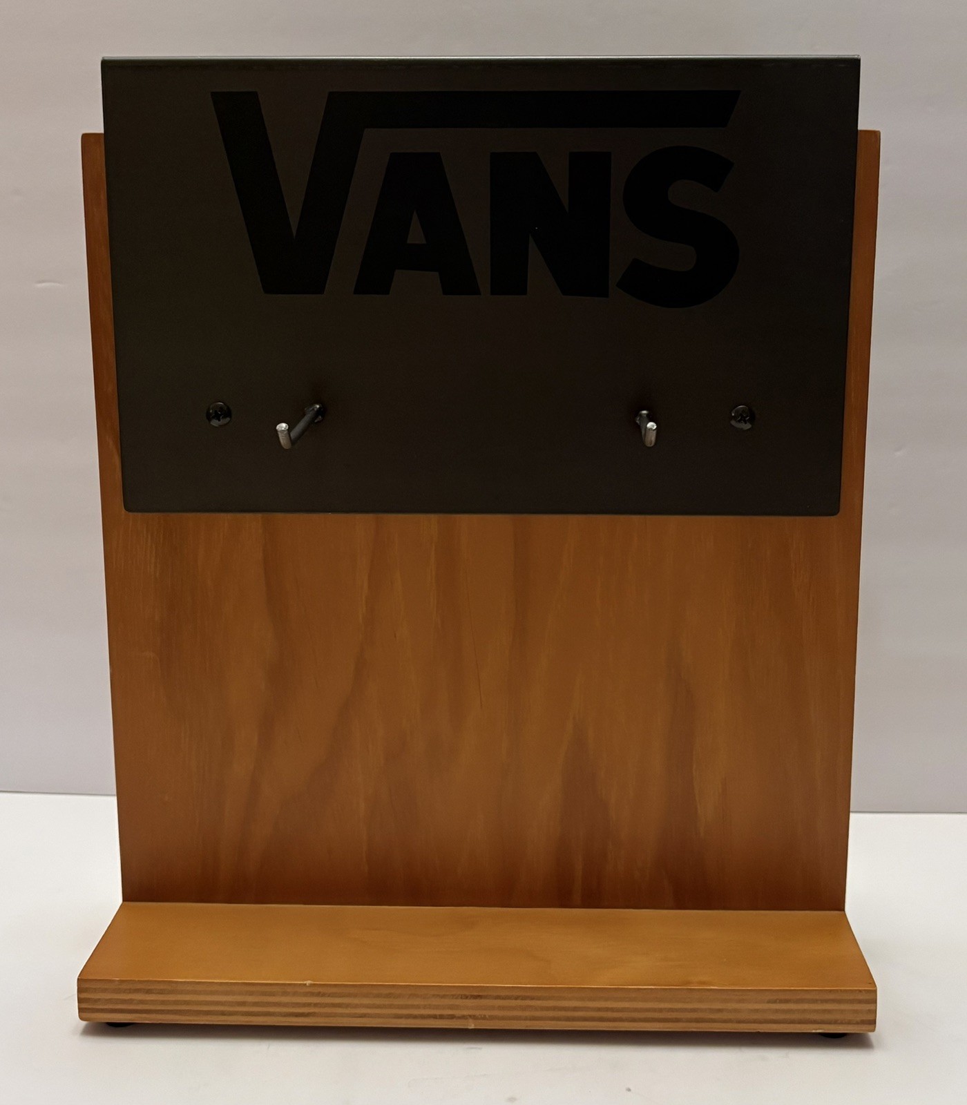 Vans Shoes Store Display Shoe Hook Wood & Metal 14 in. x 12 in.