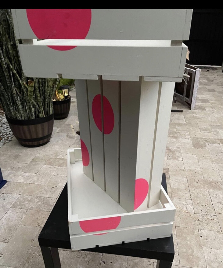PINK VICTORIA’S SECRET – Single Wooden Display Crate **RARE**