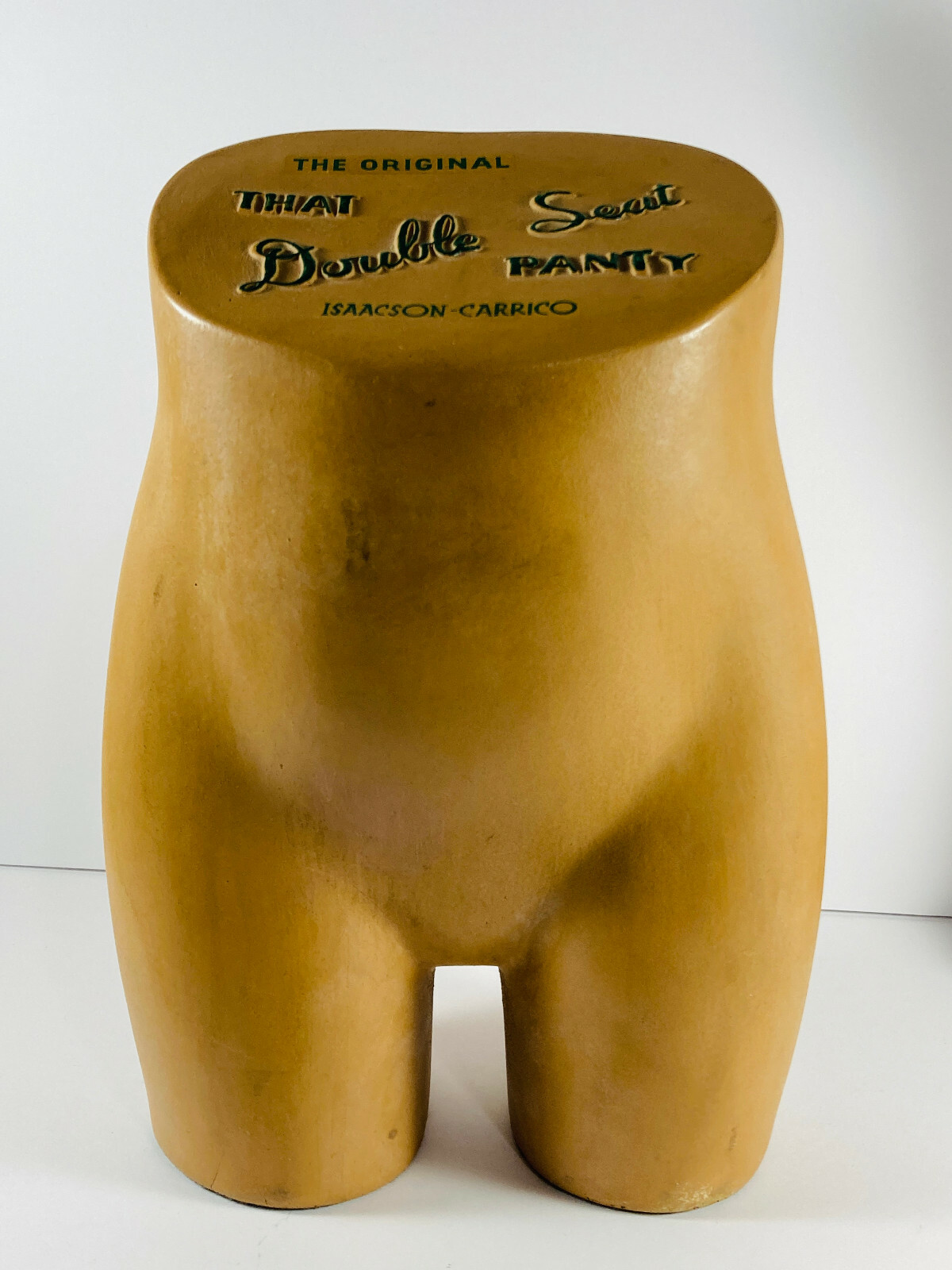 vtg 40s 50s Isaacson Carrico Double Seat Panties Advertising Store Display bust