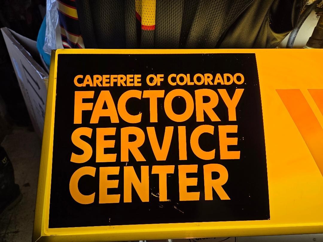 Carefree of Colorado Awning Dealer advertising light up sign super rare!