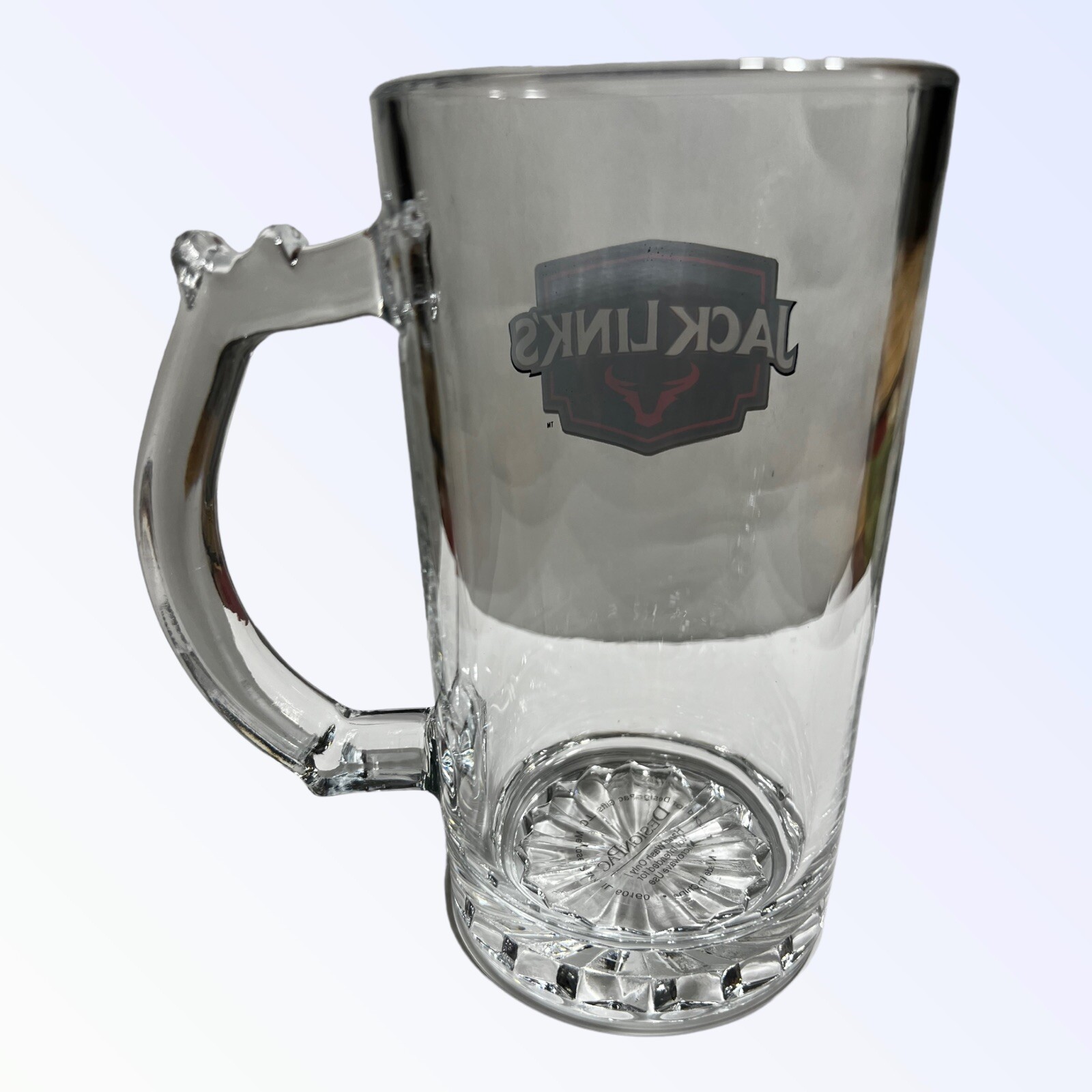 Beer Mug Jack Links’s Beef Jerky Clear Glass 16 oz
