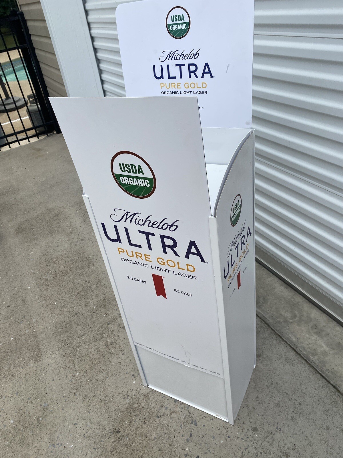 Michelob Ultra Store Display End Cap , Holds Multiple Cases – RARE!