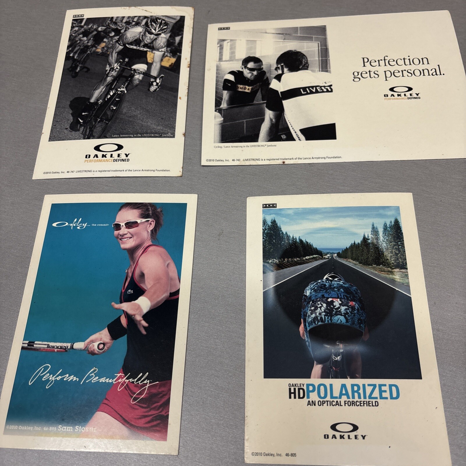Oakley PRIZM Promotional Counter Display Cards LOT – 2014-15