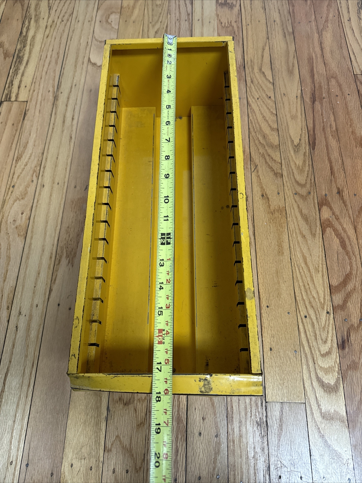 Vtg 70s Kodak Photo Film Print Metal Countertop Display Bin Drawer Sign Storage