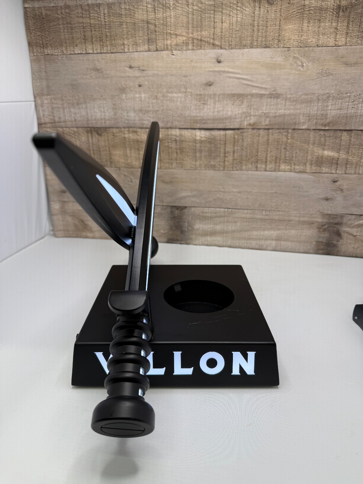 VILLON alcohol Advertising LED lighted Display Bottle holder Super RARE FIND!