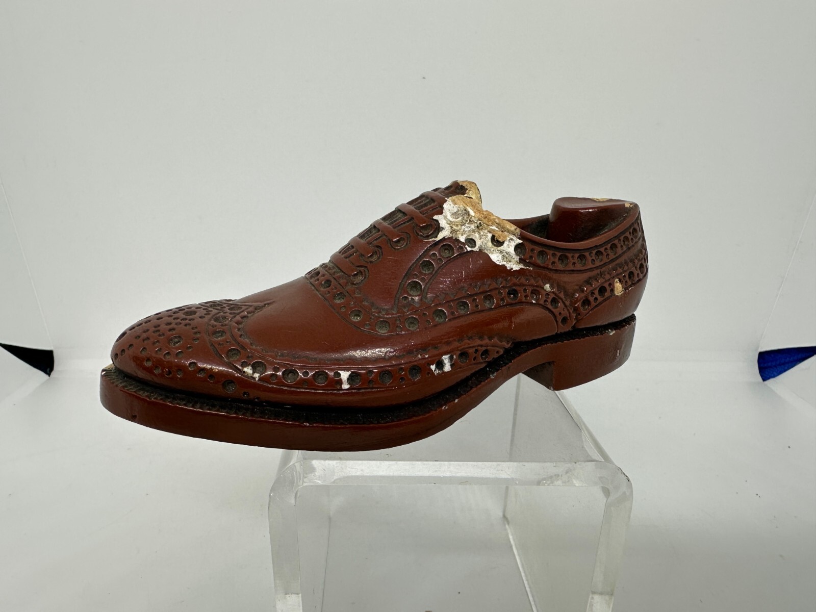 Rare Vintage The Florsheim Shoe Original Salesman Sample Plaster Display Piece
