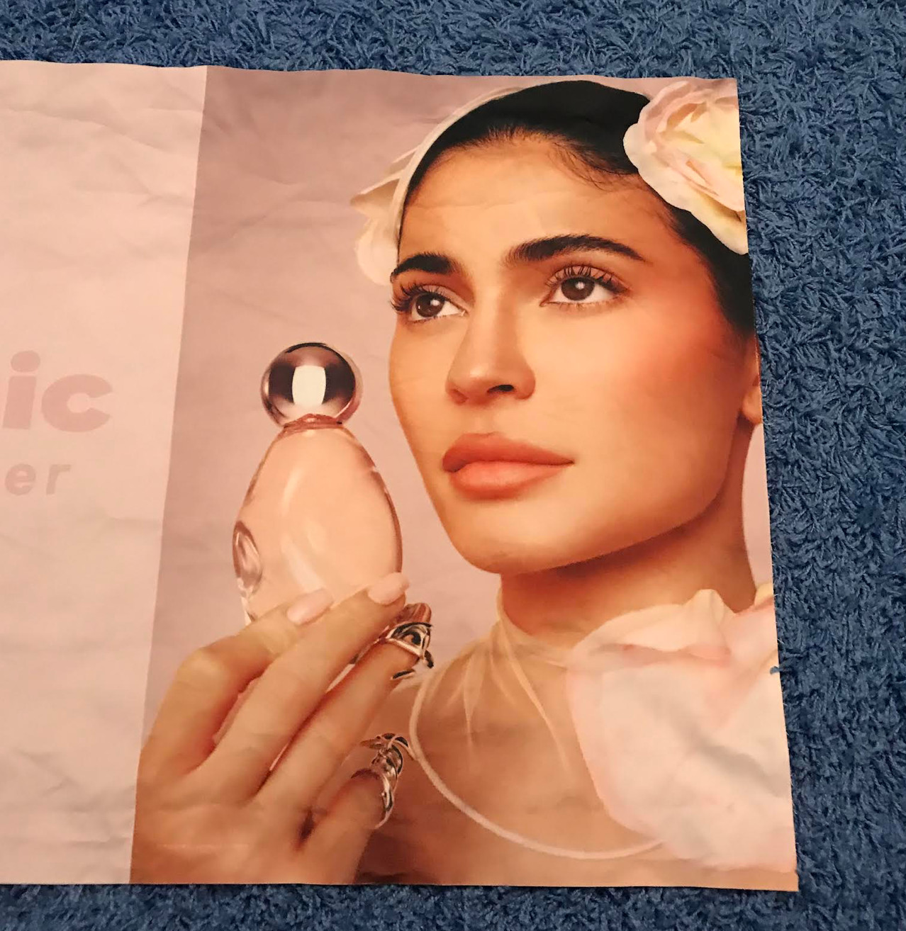 Kylie Jenner PROMO BANNER RARE Ulta Beauty Cosmic Kardashian Fan Gift Fabric