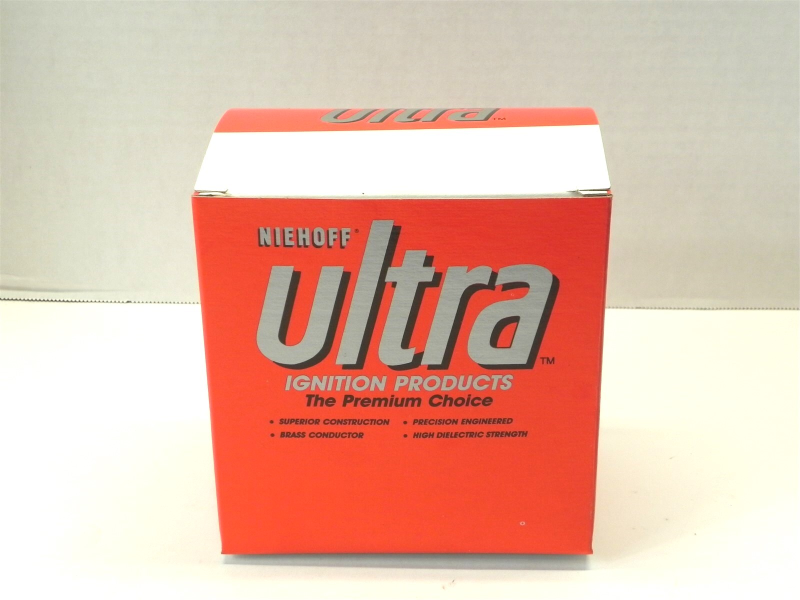 VINTAGE NIEHOFF ULTRA IGNITION PARTS DISPLAY BOX *BOX ONLY* #17U 6.25″x4″x6″ NEW