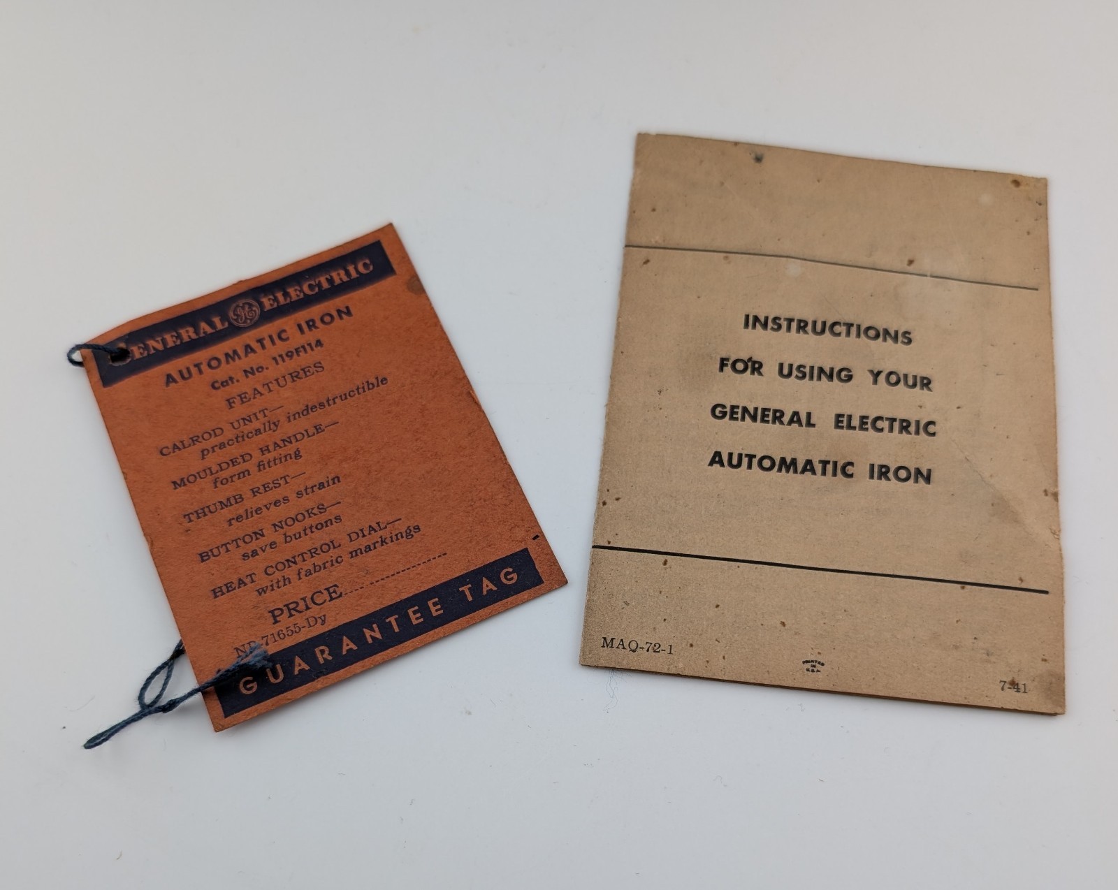 Rare Vintage GE General Electric Iron Salesman Sample Store Demonstrator W/ Case