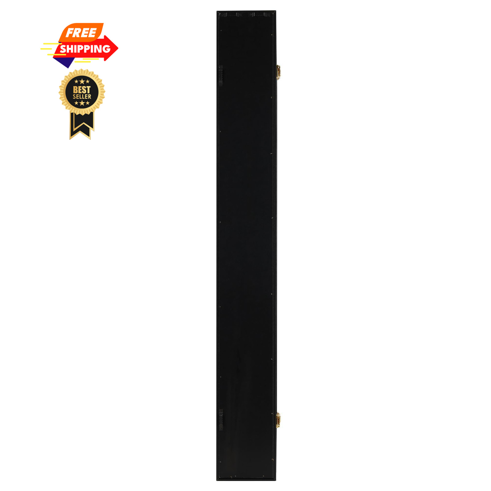 DisplayGifts Pro Collector’s Baseball Bat Display Case Frame Black Finish