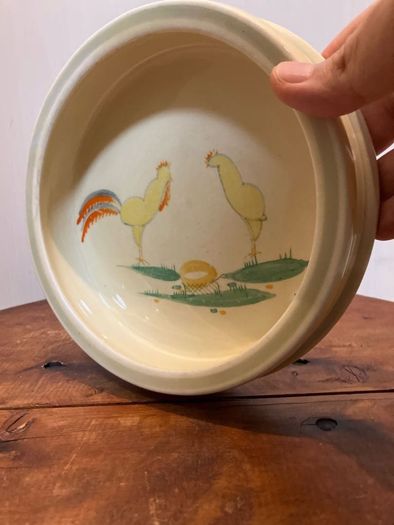 Susie Cooper 1930s Hand Painted Vintage Children Plate Bowl Antique