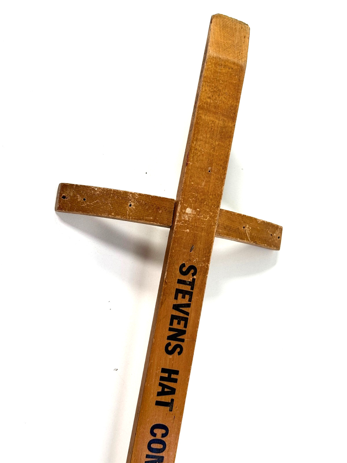 Antique Stevens Hat Company Box Reach Advertising Store St Joseph MO yard stick