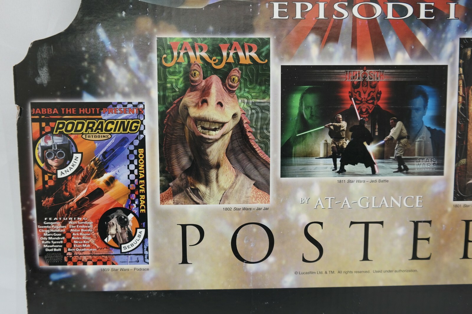Star Wars Episode 1 Posters Store Display TY