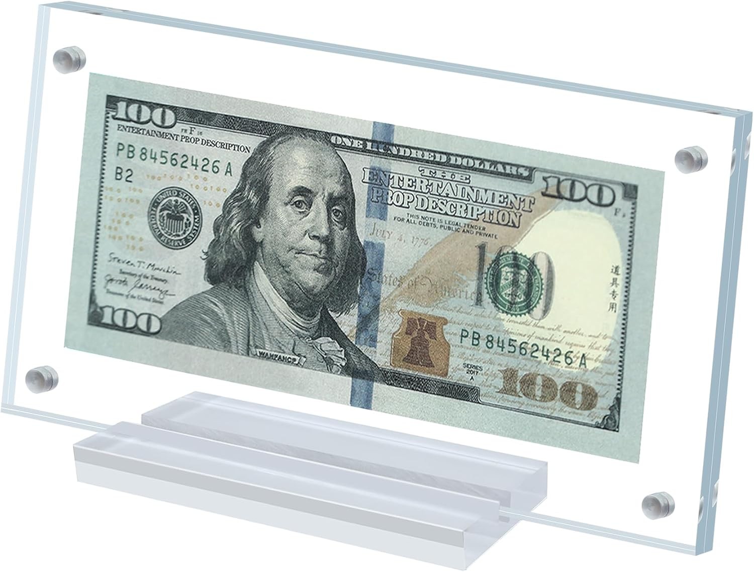 Dollar Bill Frame Display Acrylic Holder for Transparent-1