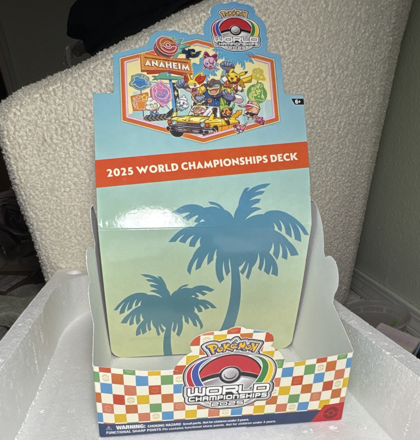 Pokémon TCG 2025 World Championships Anaheim Deck Display Box Store Display