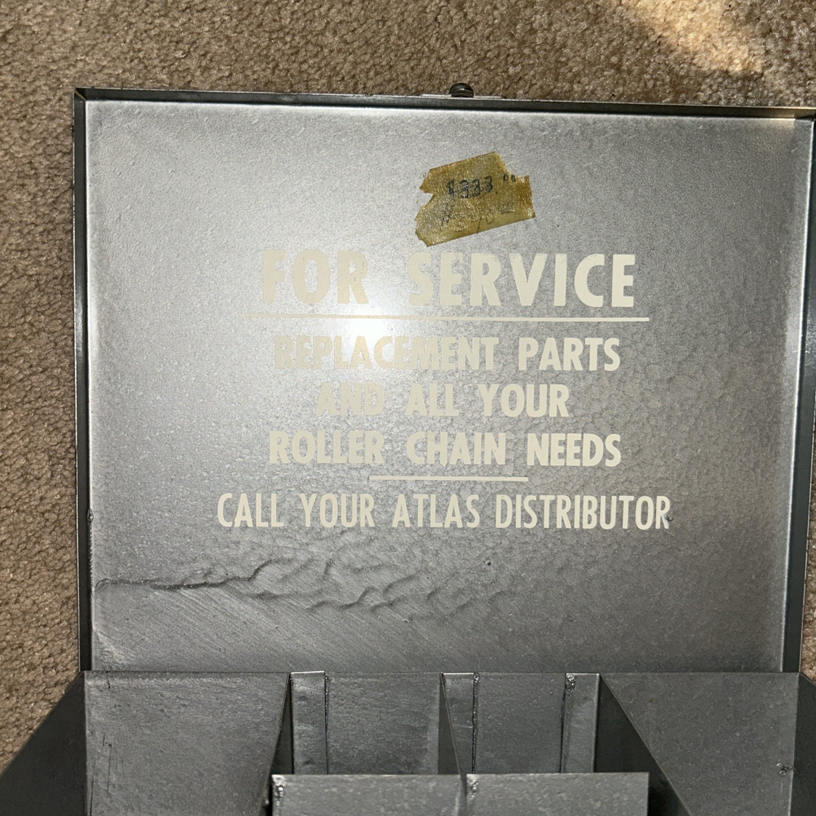 Vintage Hardware Store Atlas Roller Chain Maintenance Kit for replacement parts