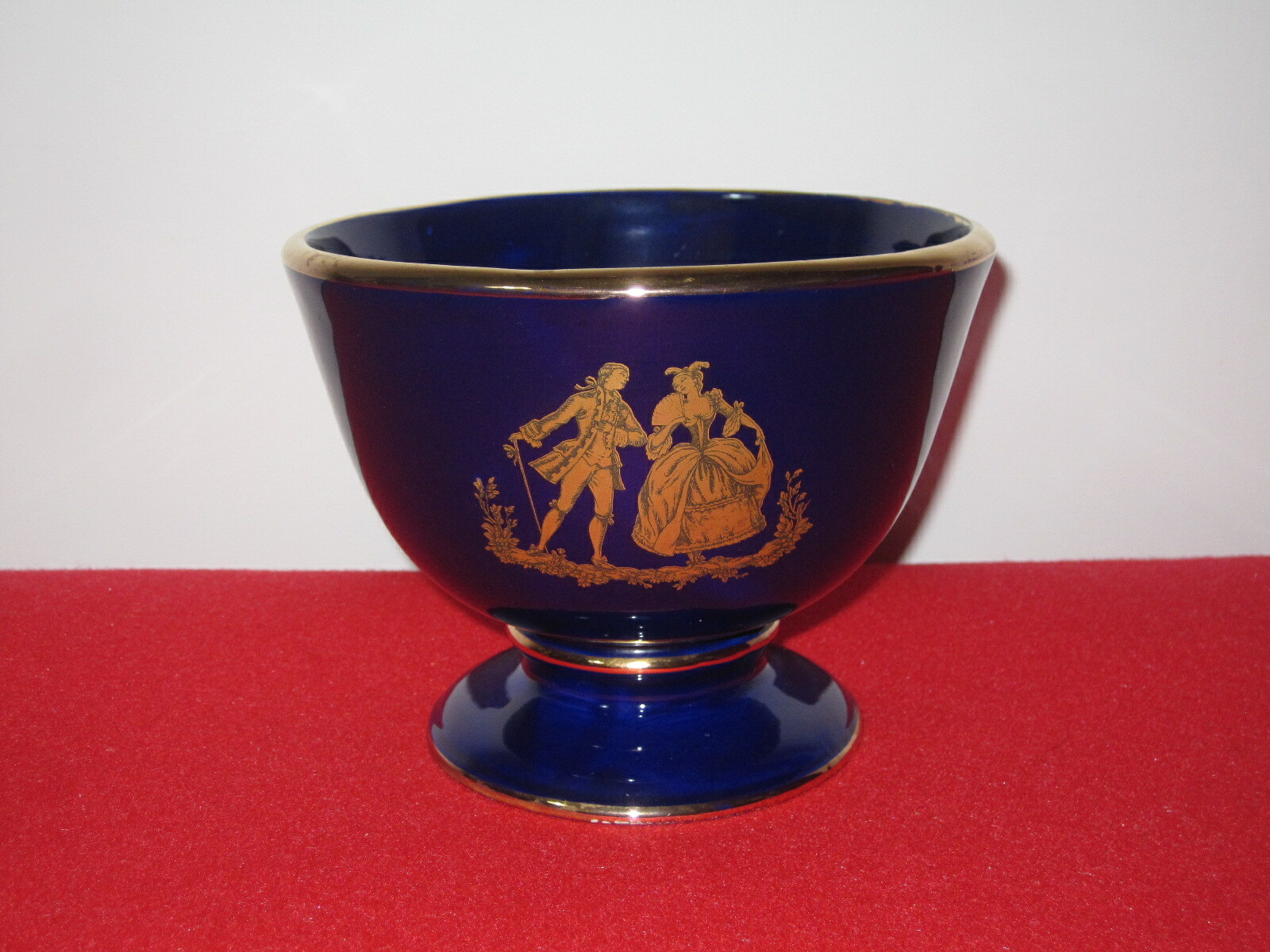 CAFFAREL PROCHET S.A. TORINO 2 Cup Vintage Candy Chocolate Holder Vase