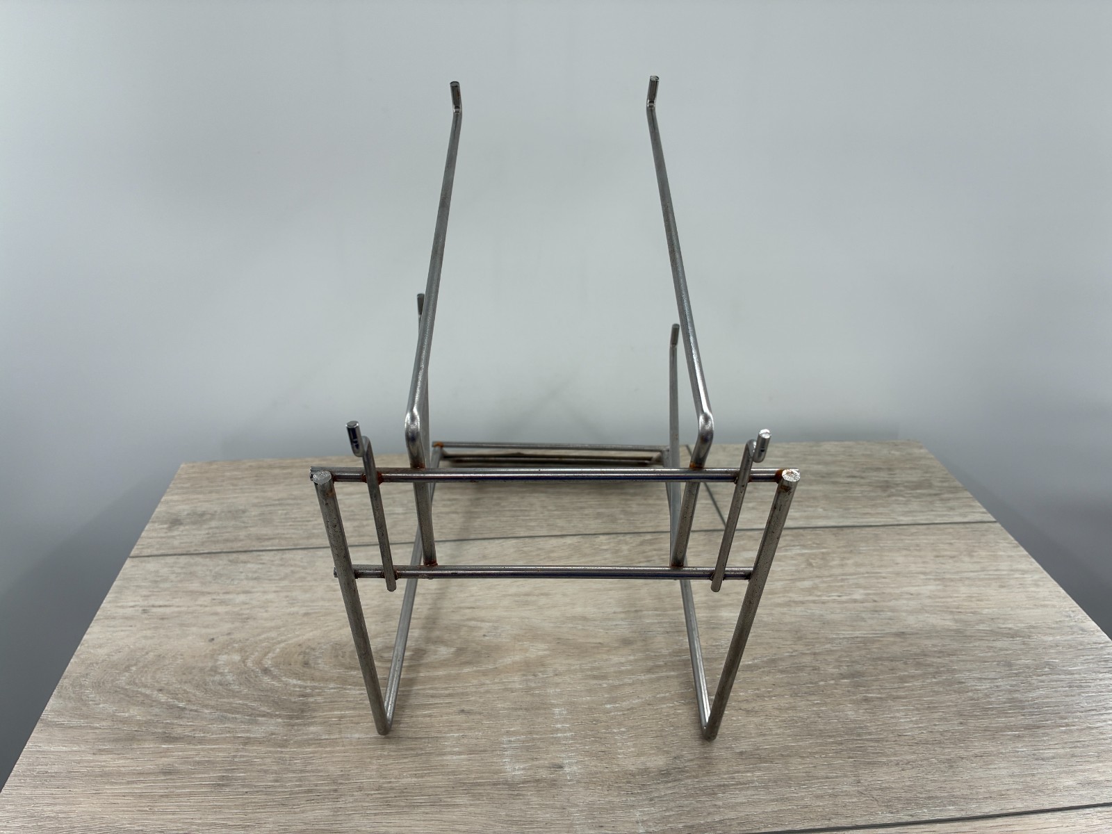 Vintage Curity First Aid Retail Store Display Rack Metal wire Countertop Rack
