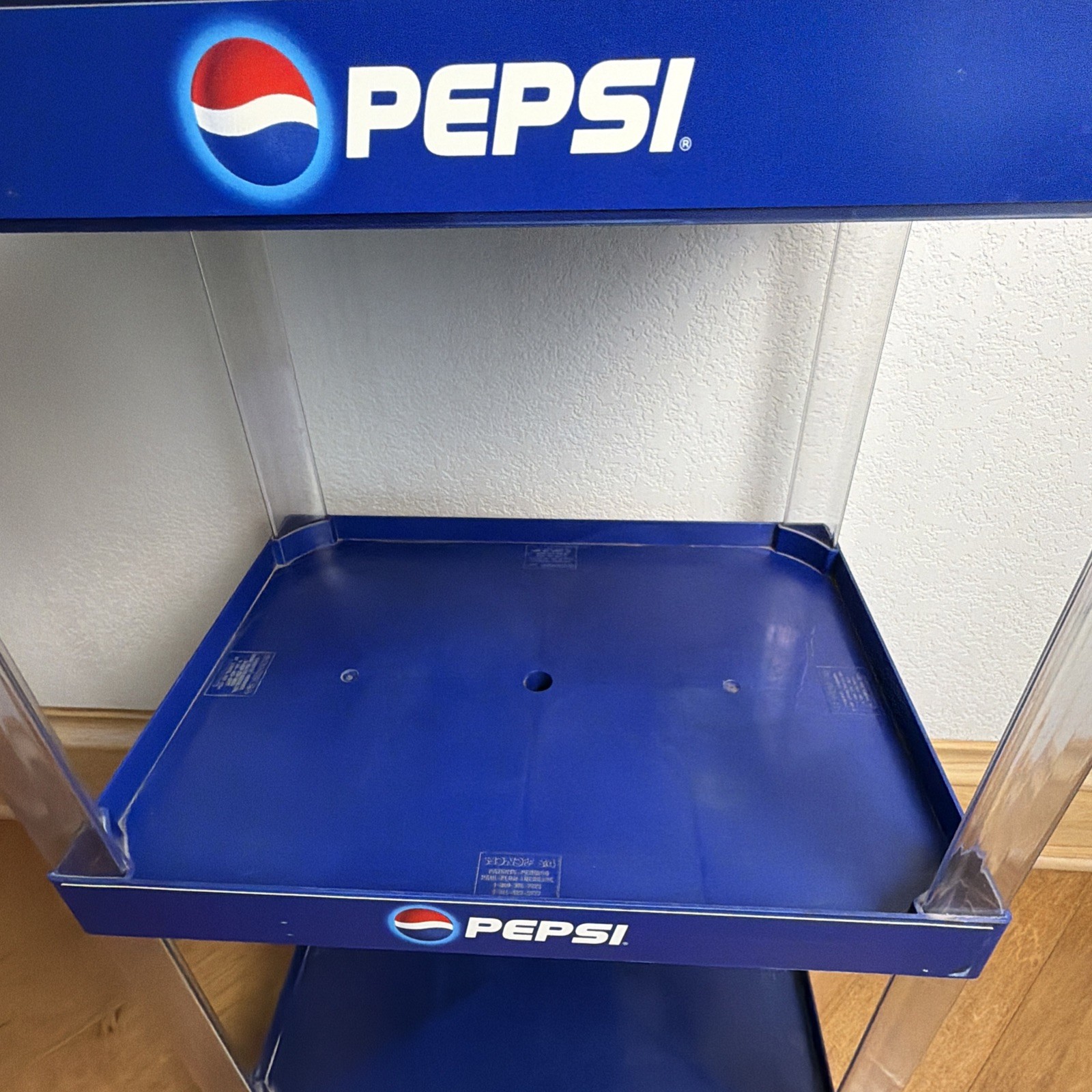 Vintage Pepsi Showoff 3×4 Store Display Rack Paul Flum 4 Tier Counter Display