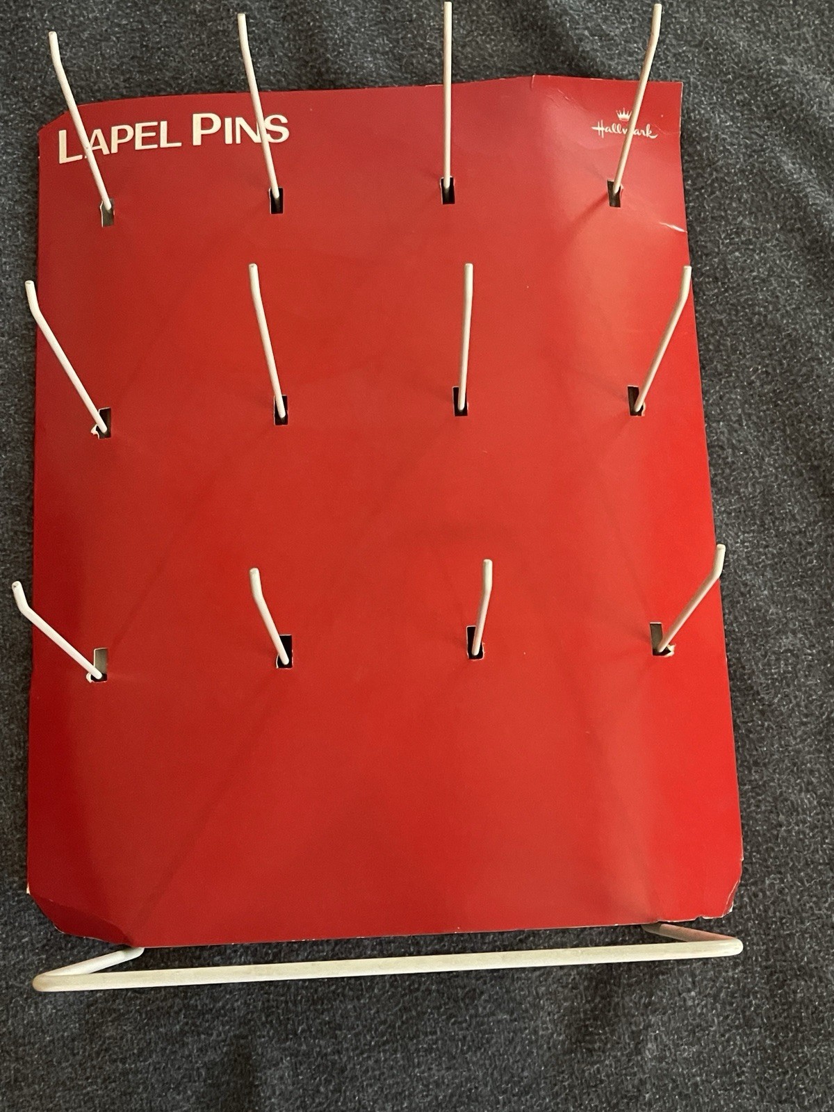 Vintage Hallmark Metal Wire Countertop Display Rack Store Display 14”x17”