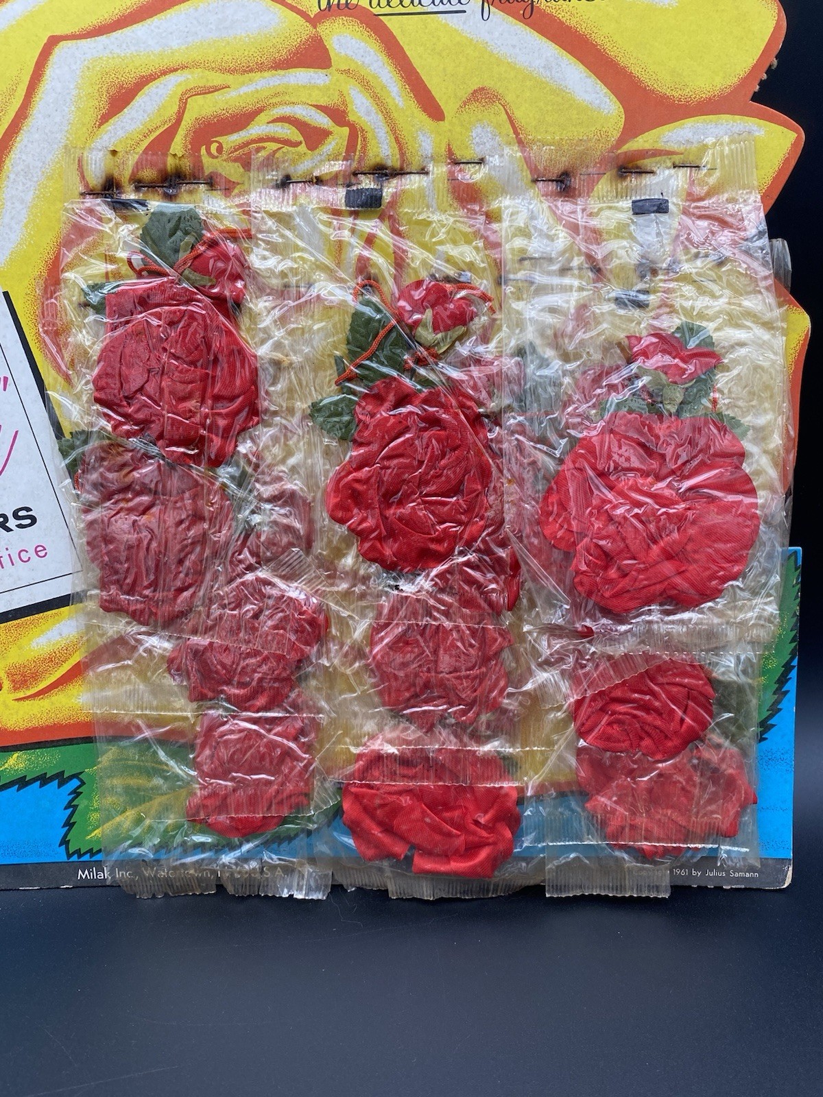 Rosaroma Vintage 1961 Air Deodorizers Store Display – Complete 12 – Rose Scented