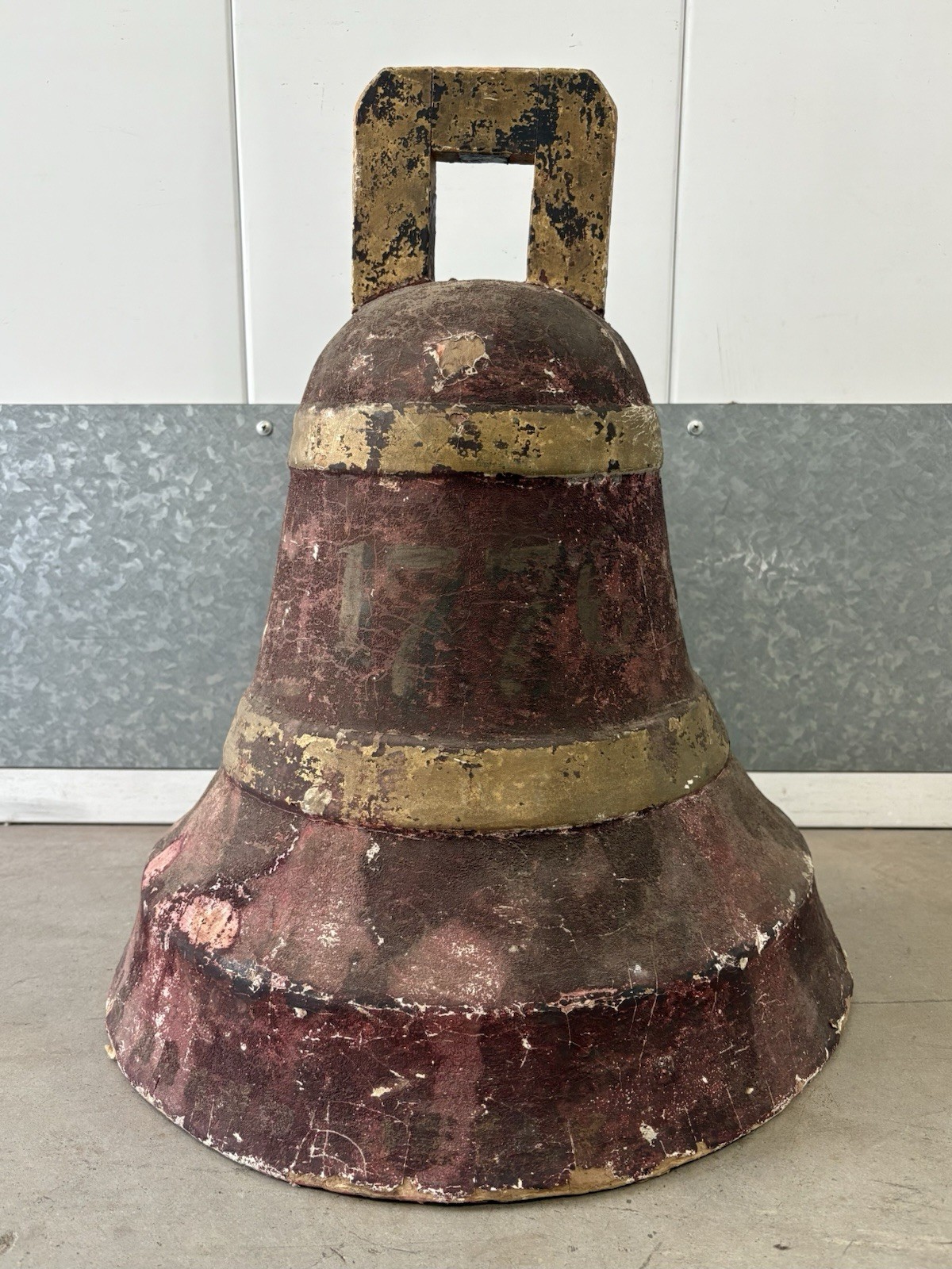 🔥 RARE Antique Old 1880 American LIBERTY BELL Brand FOLK ART Store Display Sign
