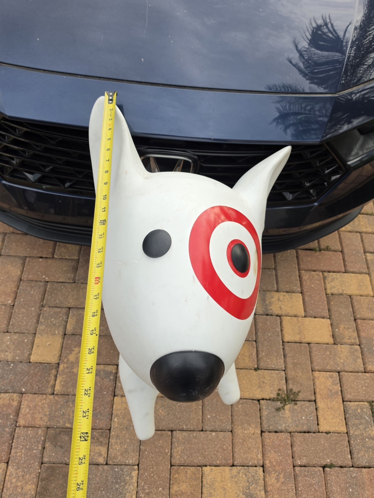 Bullseye Target Dog Mascot Giant Statue Store Display Mannequin Collectible READ