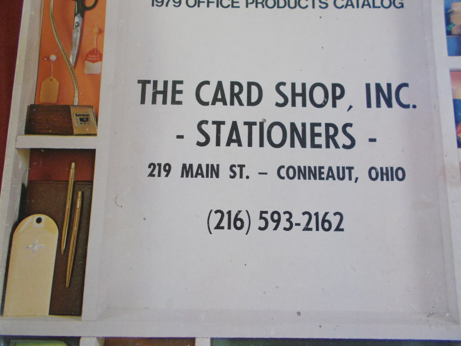 VGT 1979 OFFICE PRODUCTS 600 pg. CATALOG CONNEAUT,OH THE CARD SHOP STATIONERS