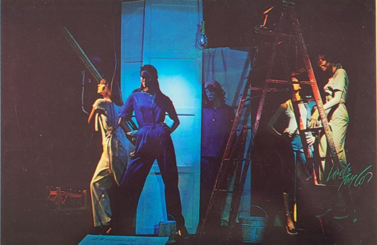 1976 LORD & TAYLOR, NY WINDOW DISPLAY PHOTO PRINT PACIFIC OVERTURES BACK STAGE